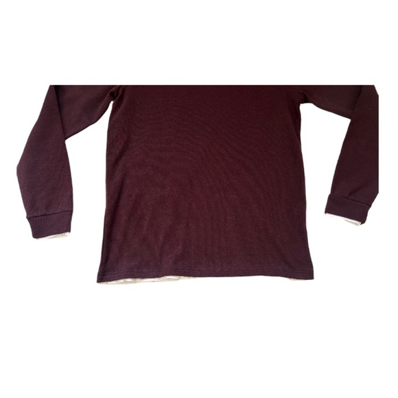 NWT Denim & Flower By Ricky Singh Men’s Small Long-Sleeve Red Crew Neck Pullover - Picture 2 of 9